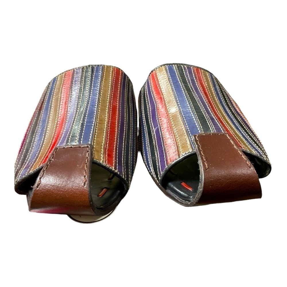 Vintage All Leather Mules By Upscale RZ Design size 10 - Picture 10 of 11